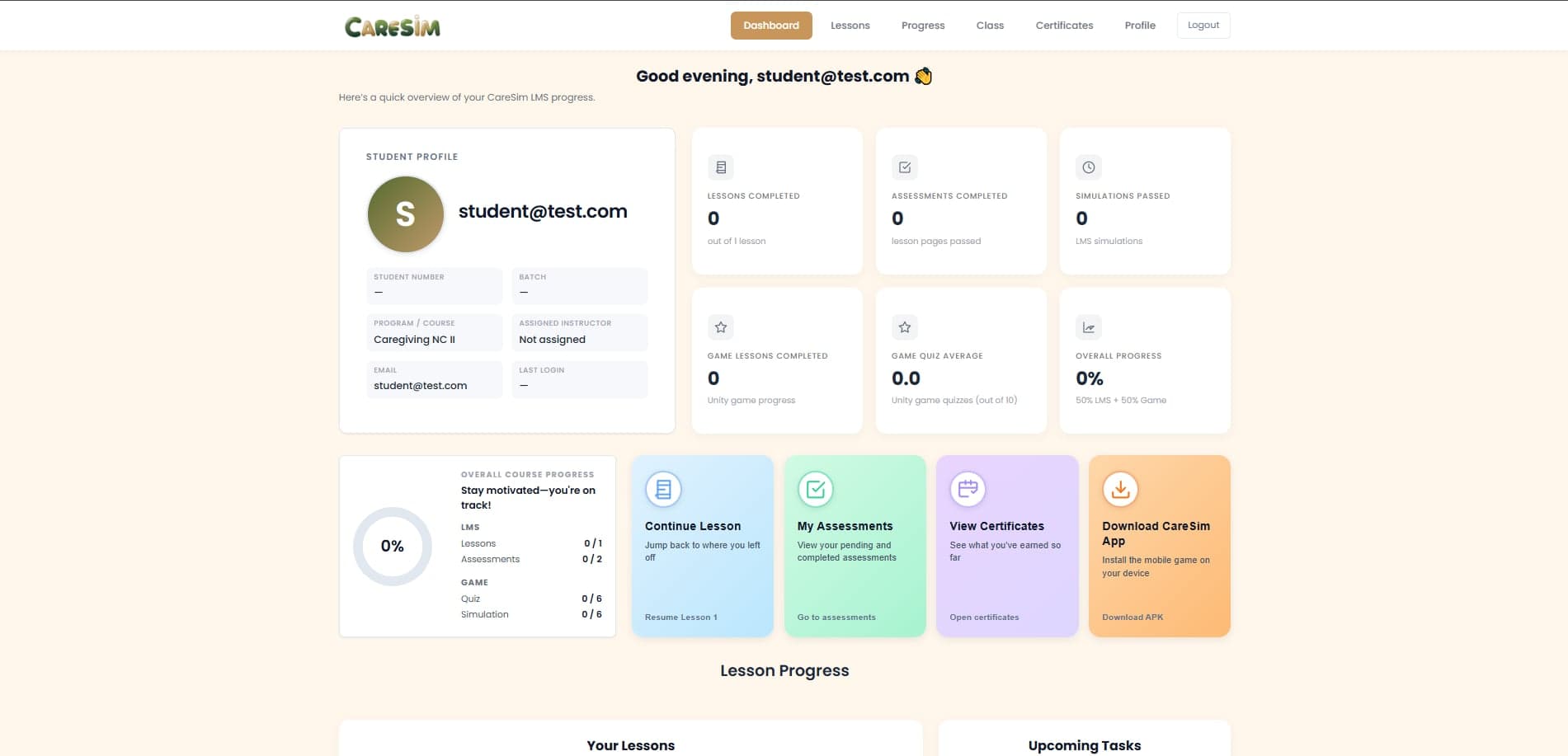 CARESIM – Web-based Learning Management System for Caregiving Education - image 4