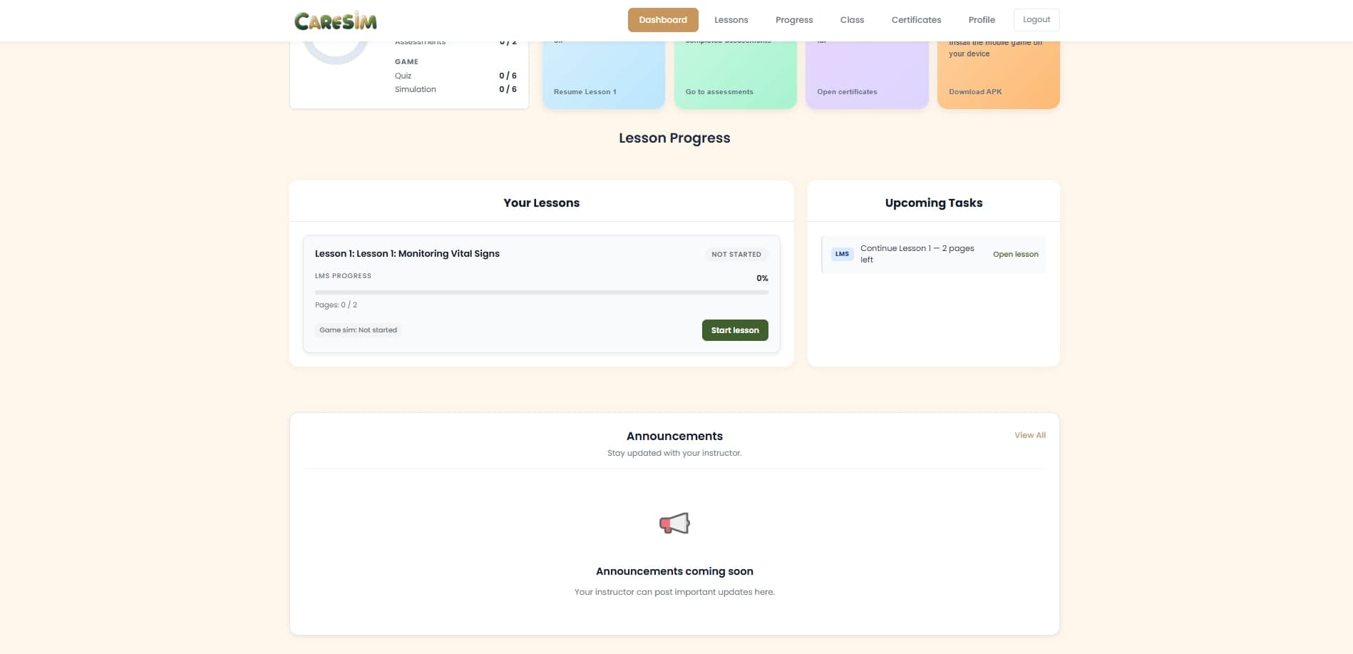 CARESIM – Web-based Learning Management System for Caregiving Education - image 6